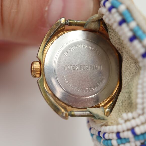 Vintage Timex Mechanical Womens Wind Up Watch Gold Bronze Tone w New Battery - Picture 15 of 16